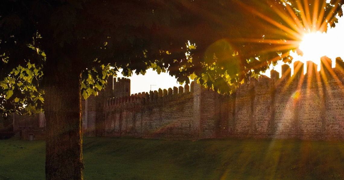 Visita guidata alla città di Montagnana al tramonto